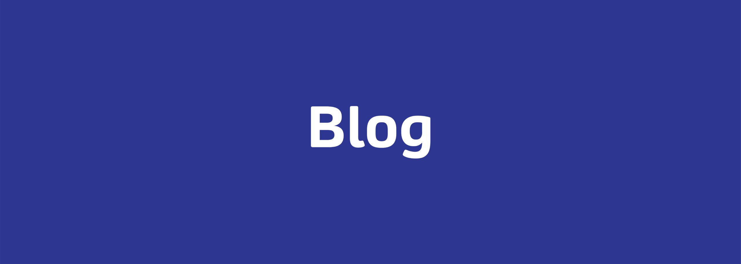 Blog banner - blue