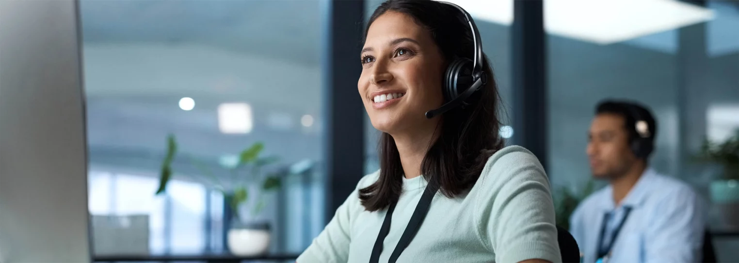 A RPA enabled call center set up