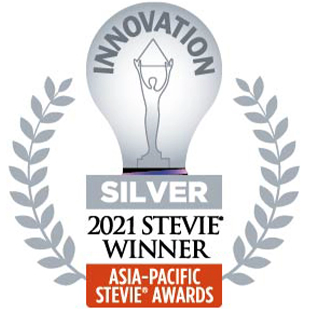 Silver Stevie 2021 - Asia Pacific Awards badge
