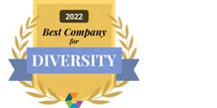 Comparably Best Company for Diversity 2022 badge