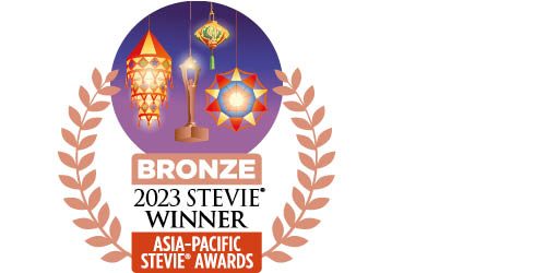 Bronze Stevie Award in 2023 Asia-Pacific Stevie Awards badge
