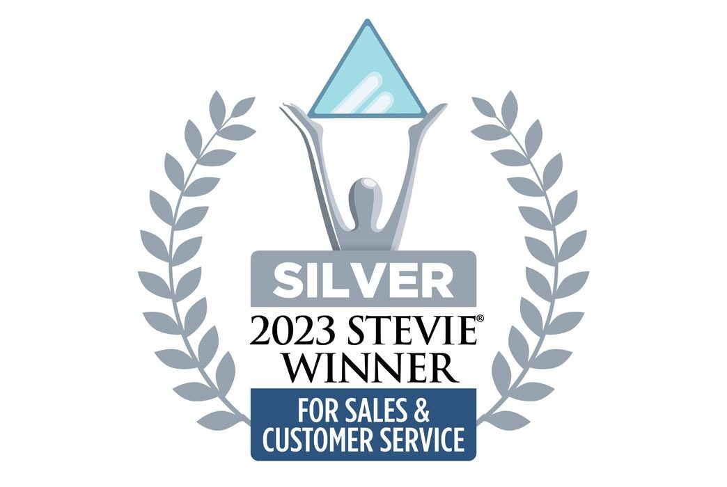 Silver Stevie 2023 sales and CX badge