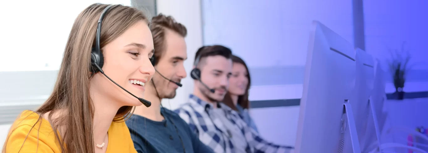 Call center agents learning from AI coach