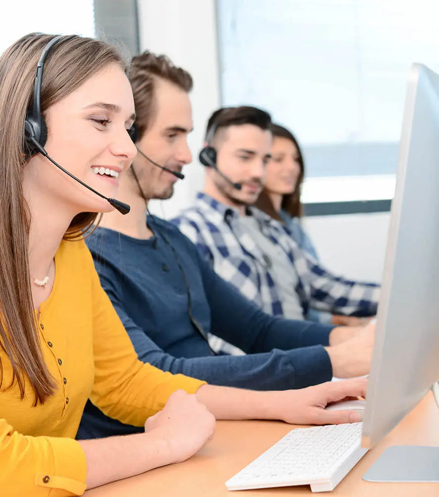 Call center agents learning from AI coach